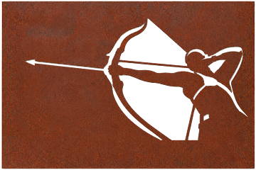 Rustic Archer Silhouette