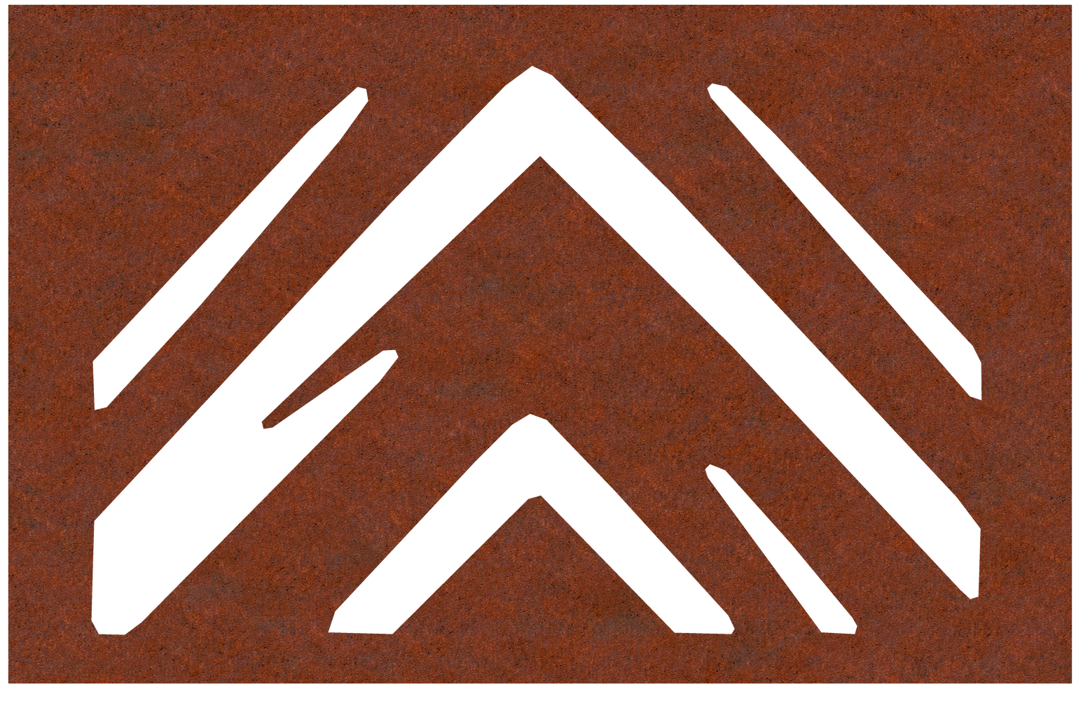 Rust Chevron Rhythm