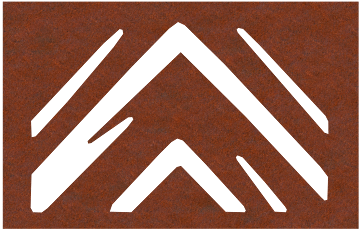 Rust Chevron Rhythm