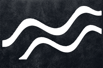 Waves Abstract Canvas, Black