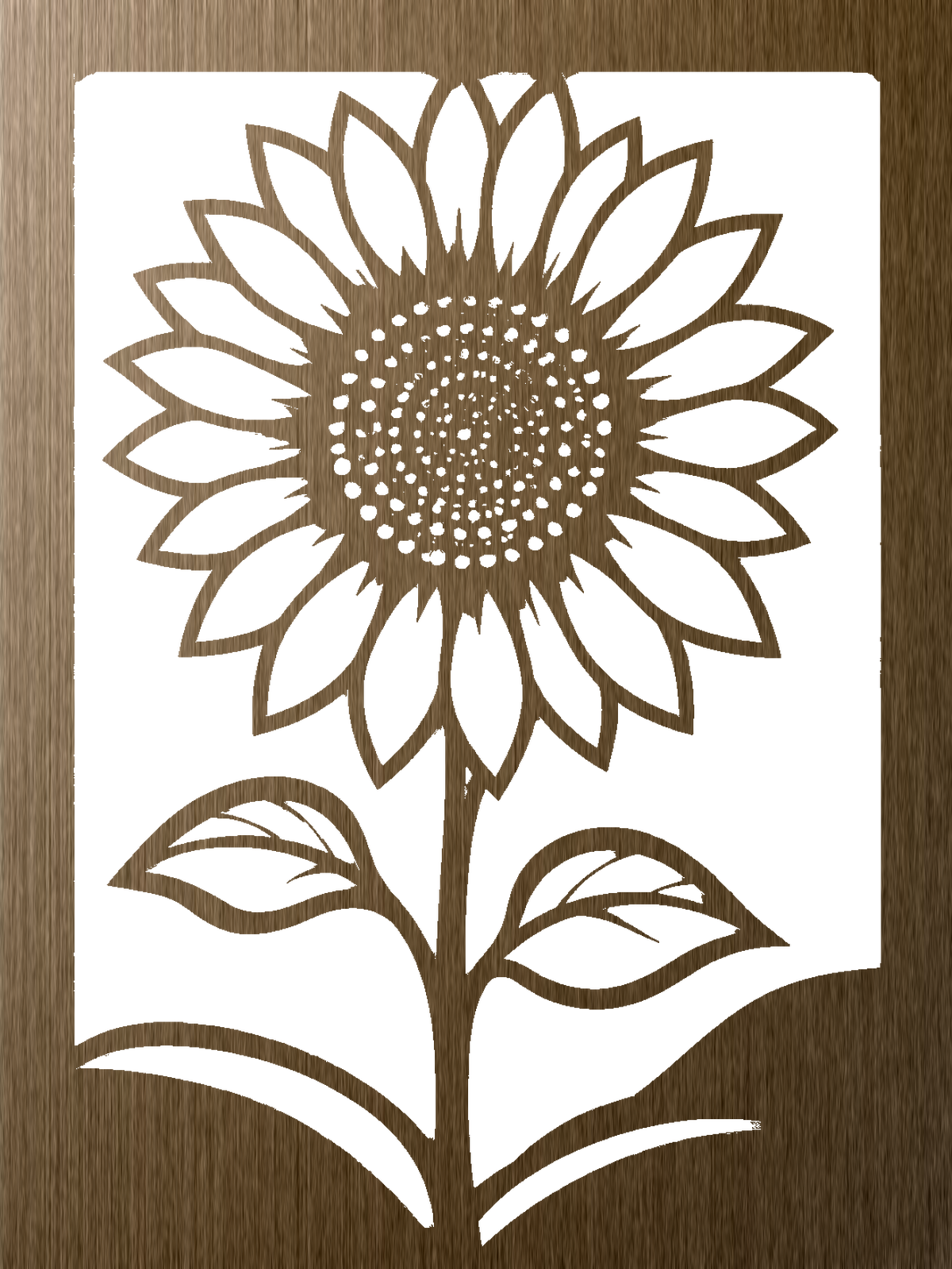 Rustic Sunflower, Bronze