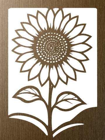 Rustic Sunflower, Bronze