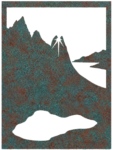Verdigris Patina Abstract Canvas