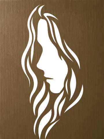 Warm Brown Textured Abstract, Bronze