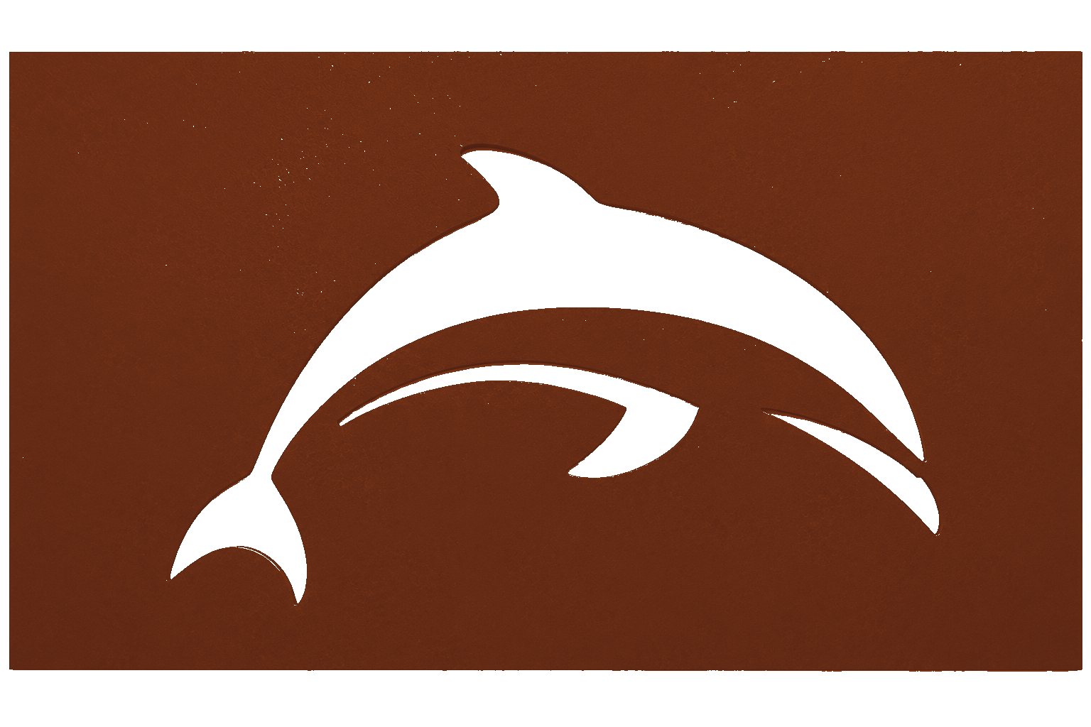 Rust-Toned Dolphin Arc