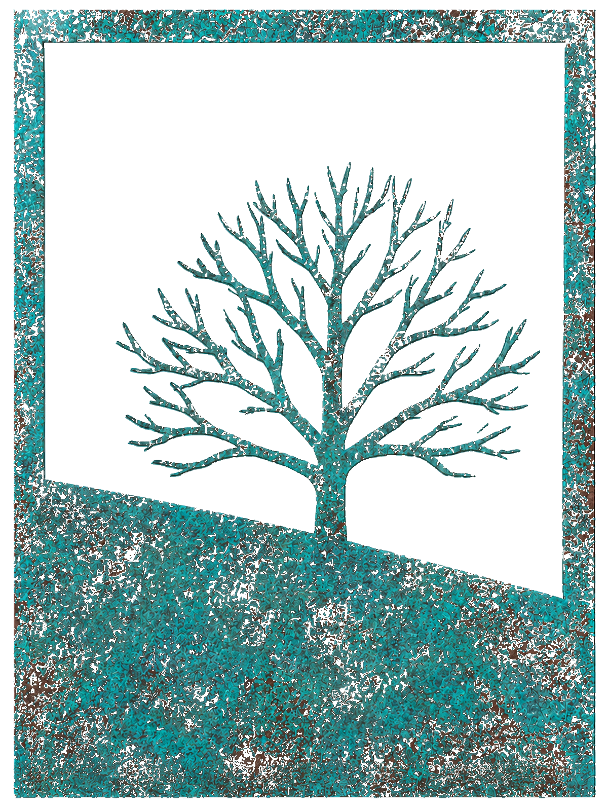 Turquoise Tree, Verdigris Patina