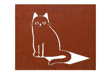Wide Cat, Rust Patina