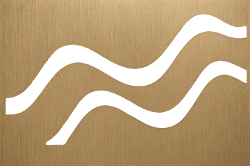 Gilded Midnight Waves, Bronze 