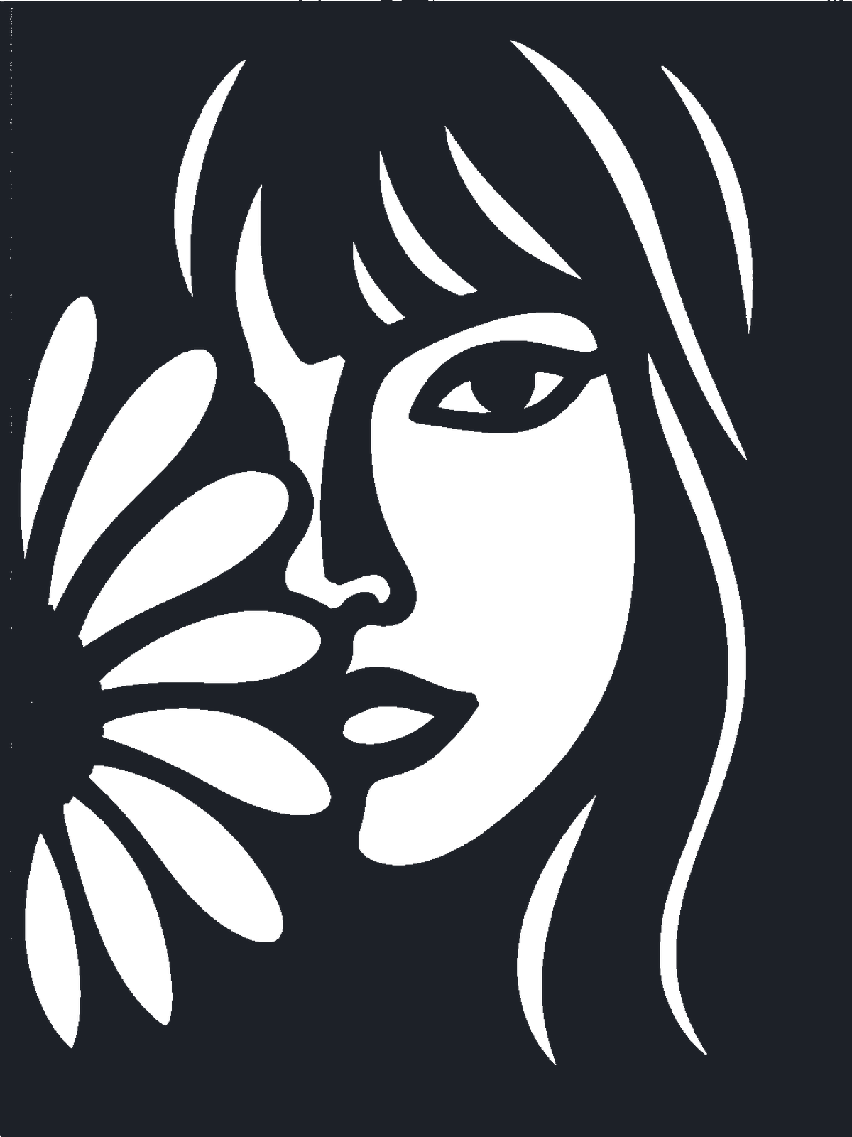Deep Charcoal Minimalist, Black