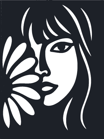 Deep Charcoal Minimalist, Black 