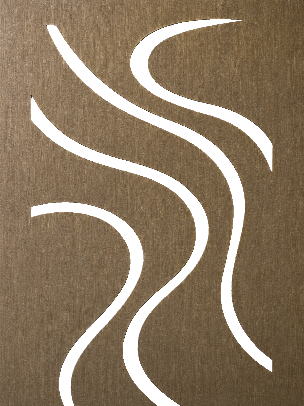 Warm Abstract Flow, Bronze