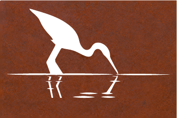 Rustwater Crane Reflection