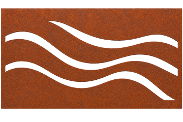 Rust Wave Ribbon