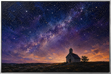 Starlit Chapel Sky