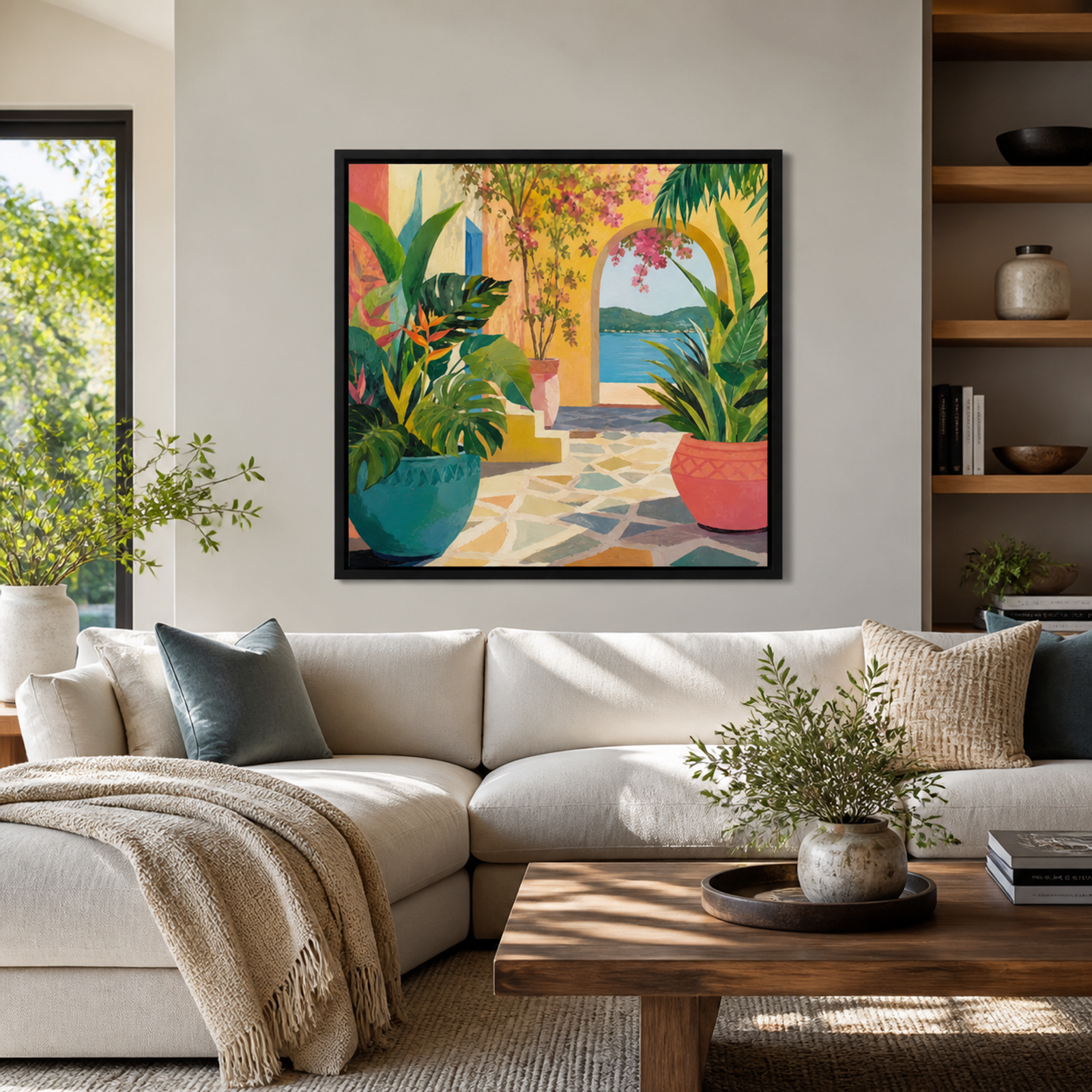 Tropical Courtyard Escape