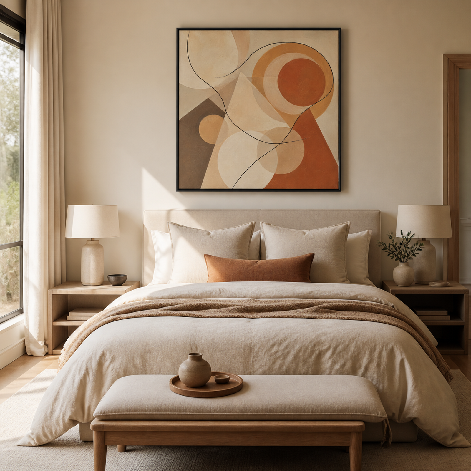 Warm Abstract Geometry