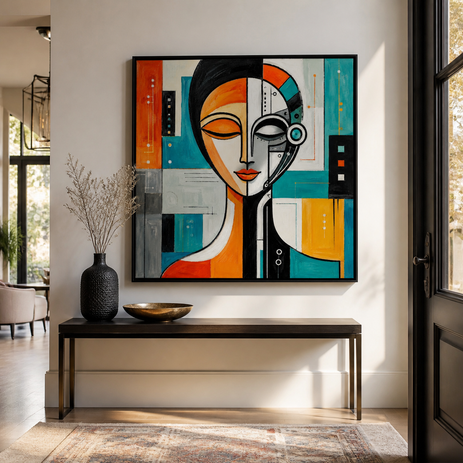 Futurist Geometric Muse