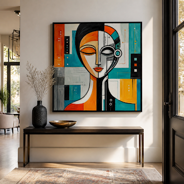 Futurist Geometric Muse
