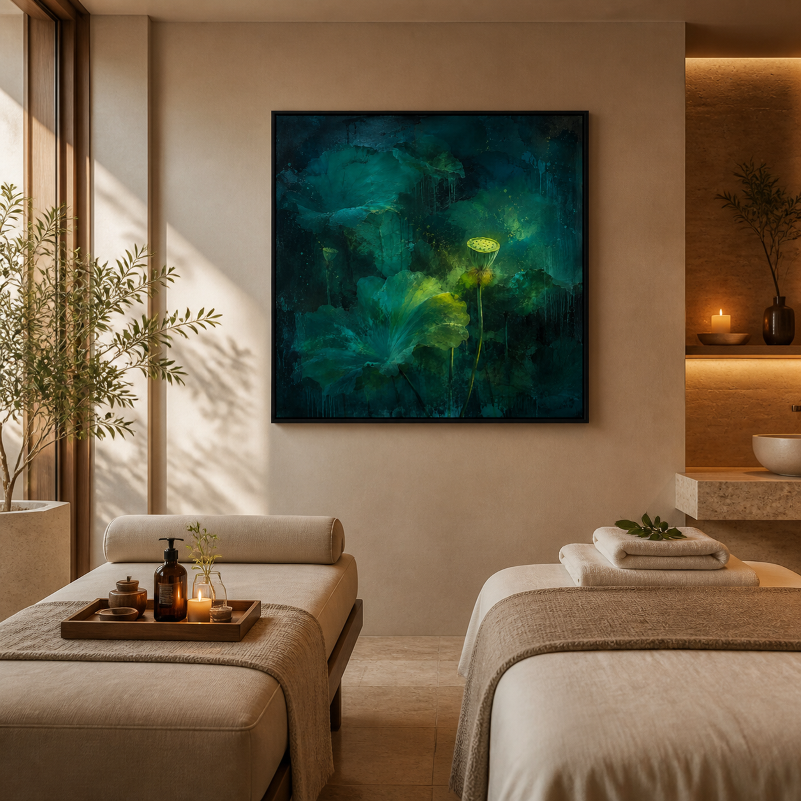 Emerald Lotus Reverie