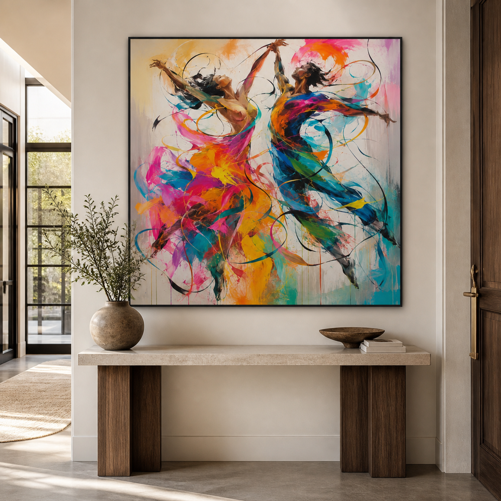 Vibrant Dancing Spirits