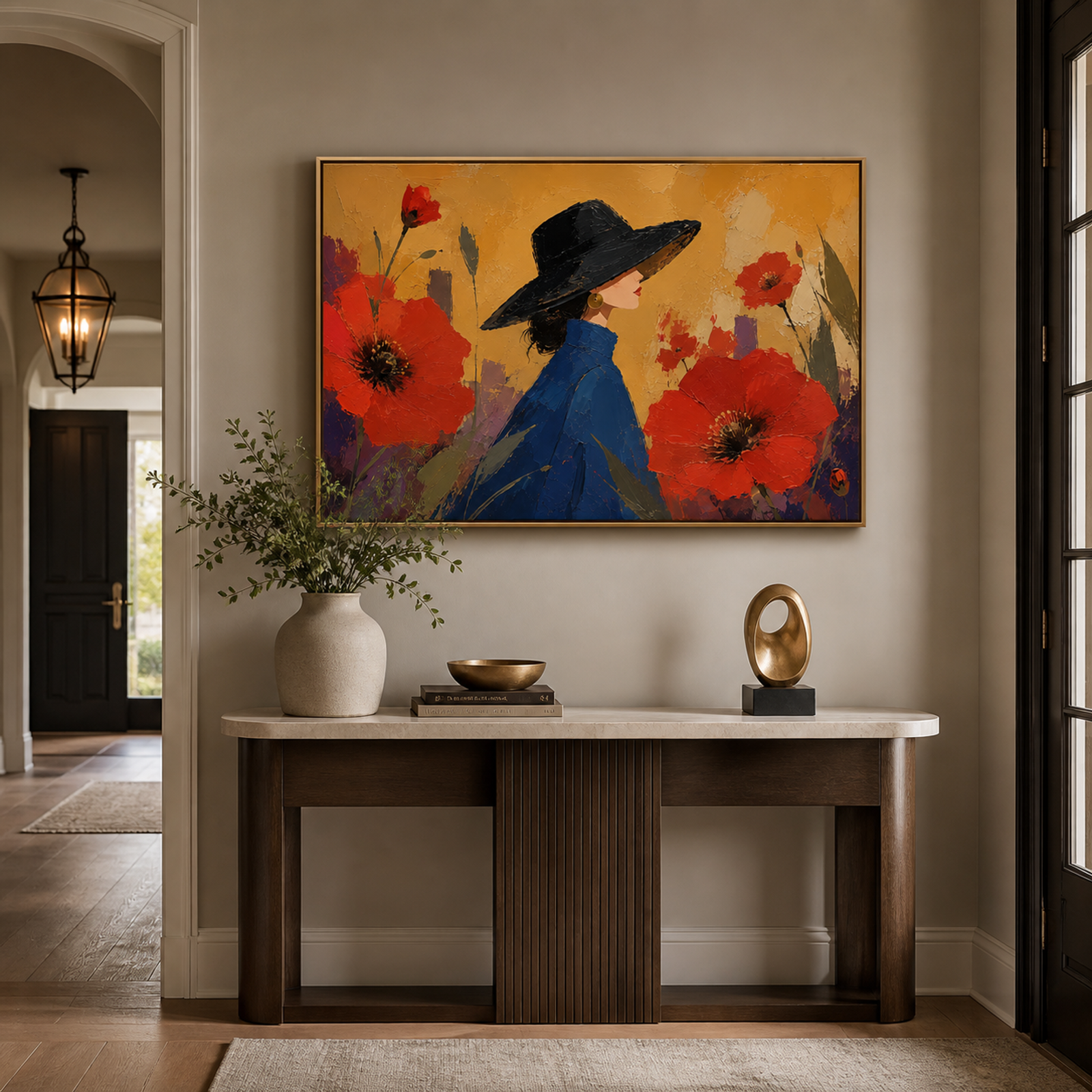 Poppy Elegance Portrait