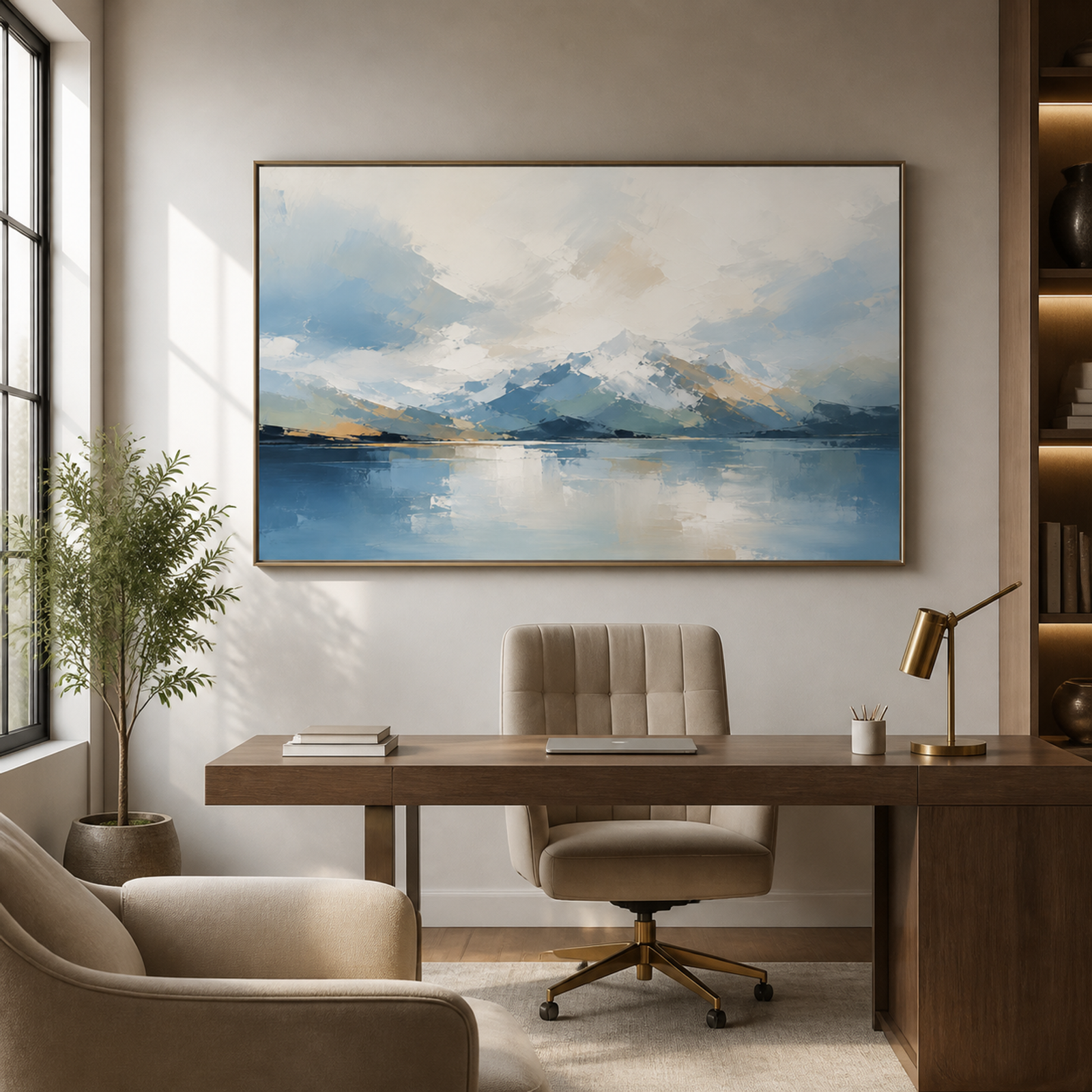 Serene Mountain Reflections