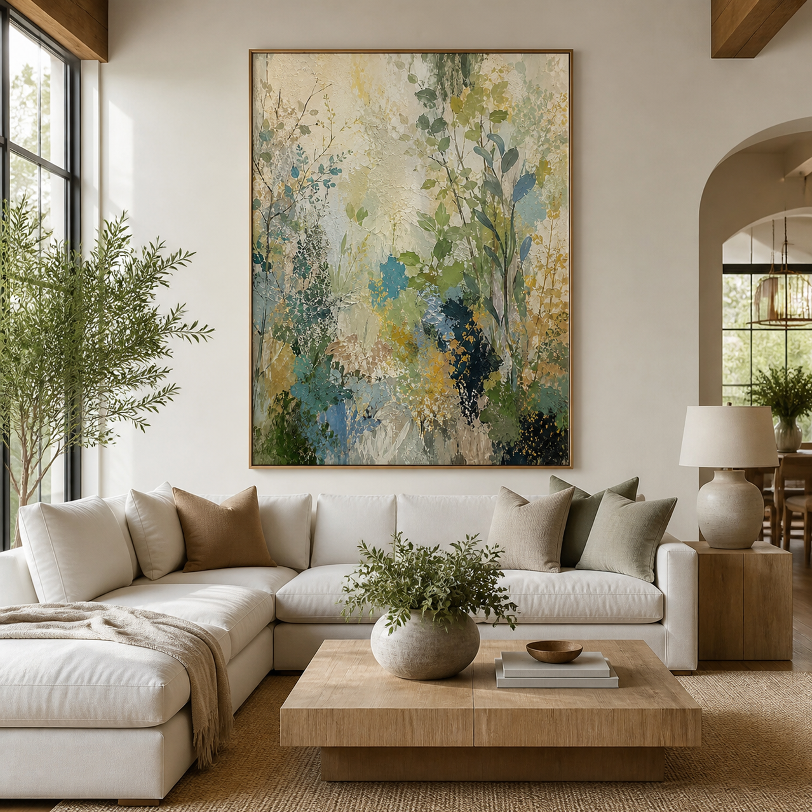 Serene Botanical Layers