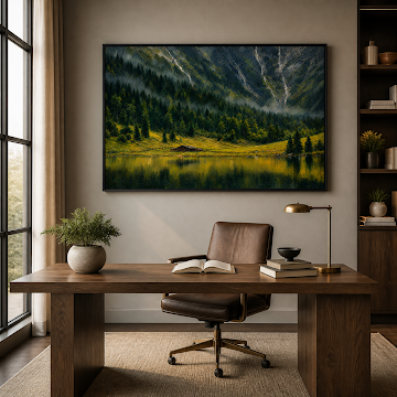 Alpine Forest Lake