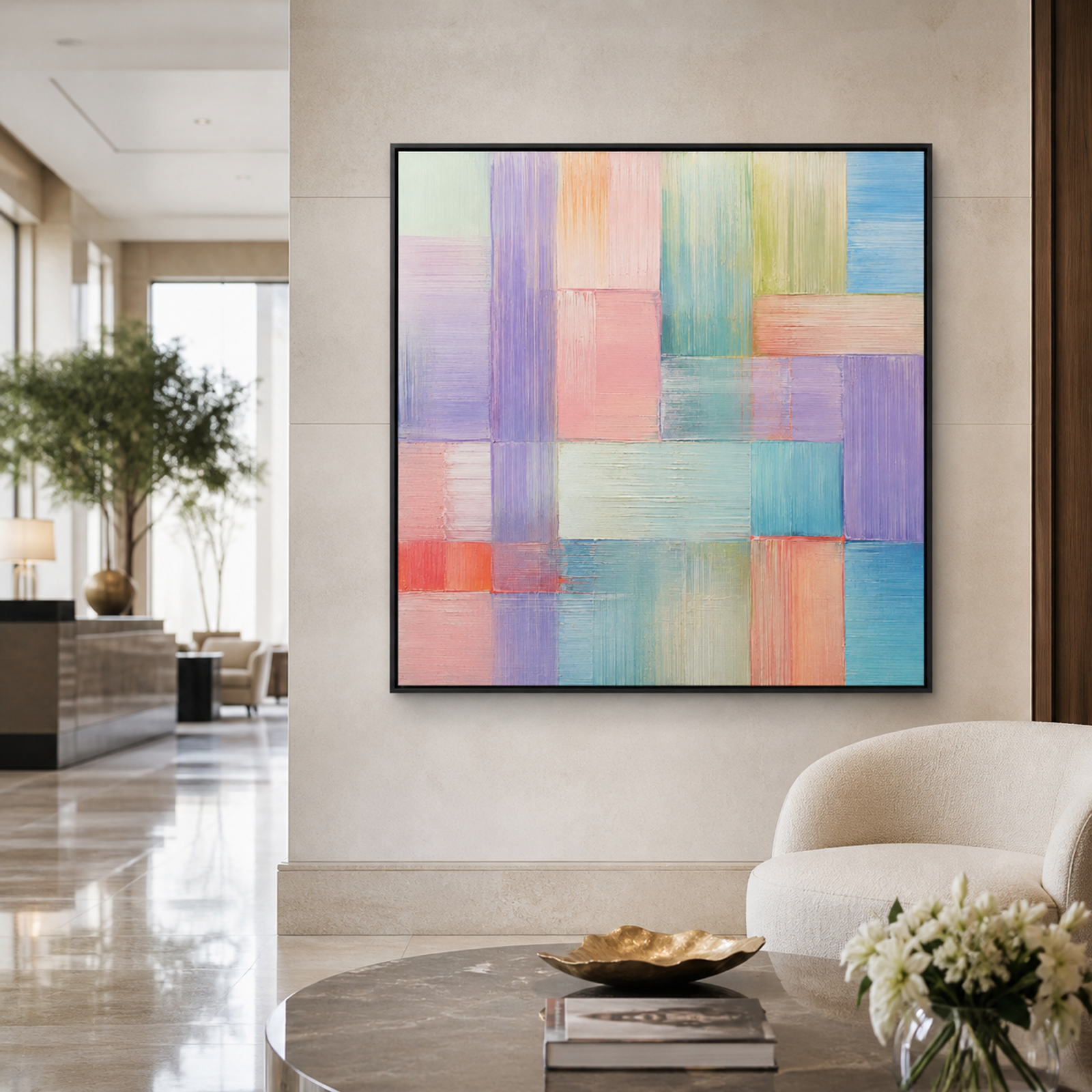 Pastel Geometric Harmony
