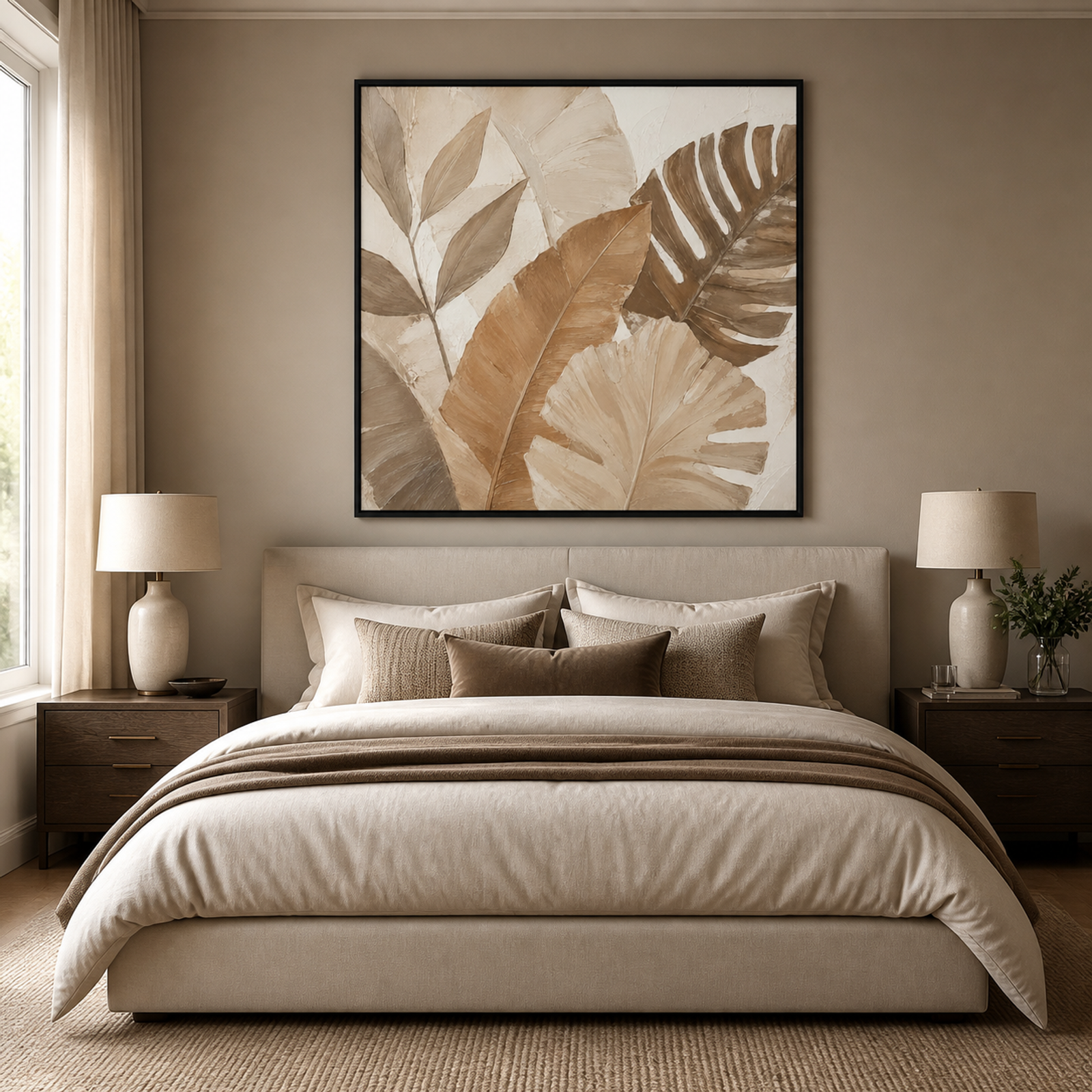 Textured Neutral Botanicals