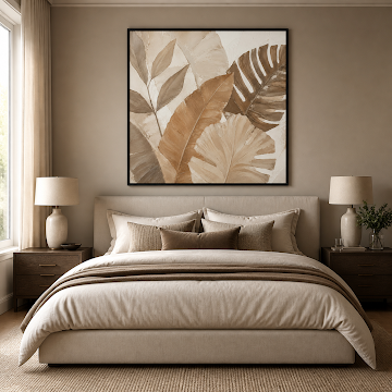 Textured Neutral Botanicals