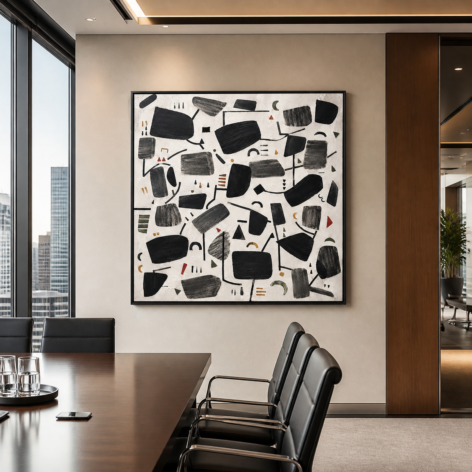 Monochrome Geometric Rhythm