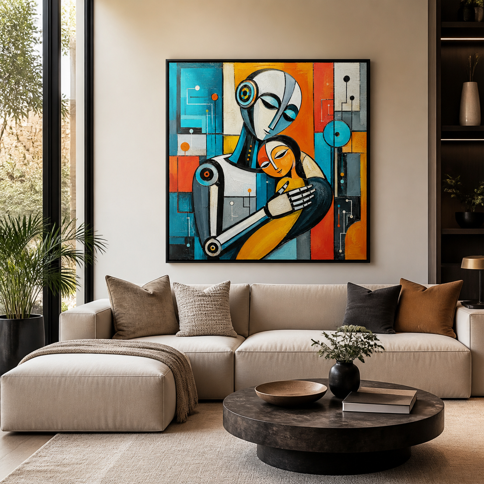 Futuristic Tender Embrace