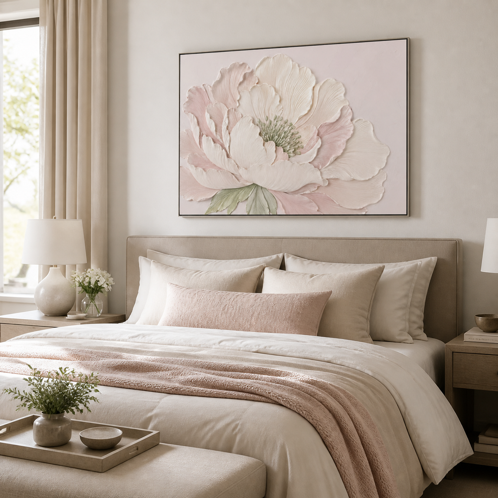 Blush Peony Relief