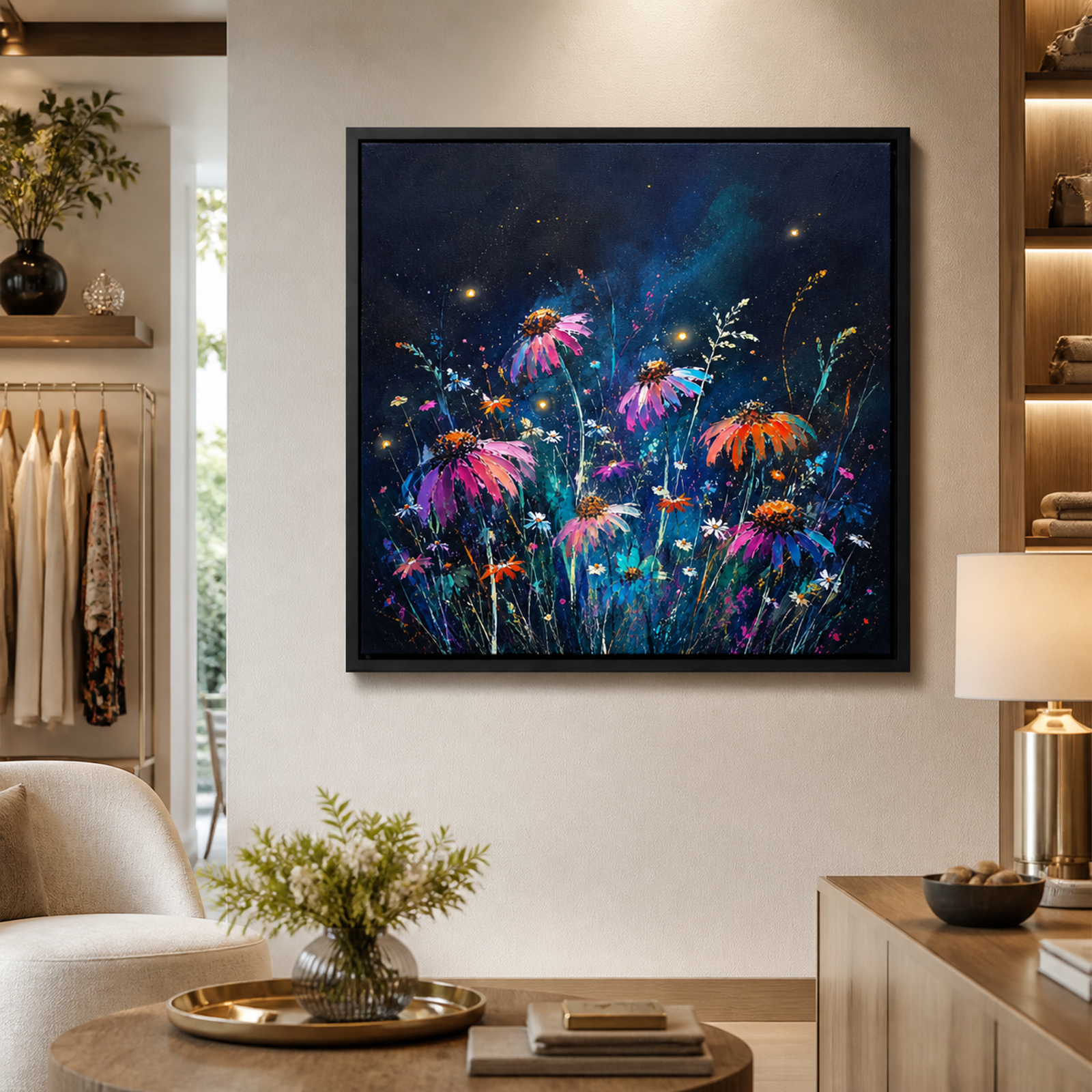 Midnight Wildflower Garden