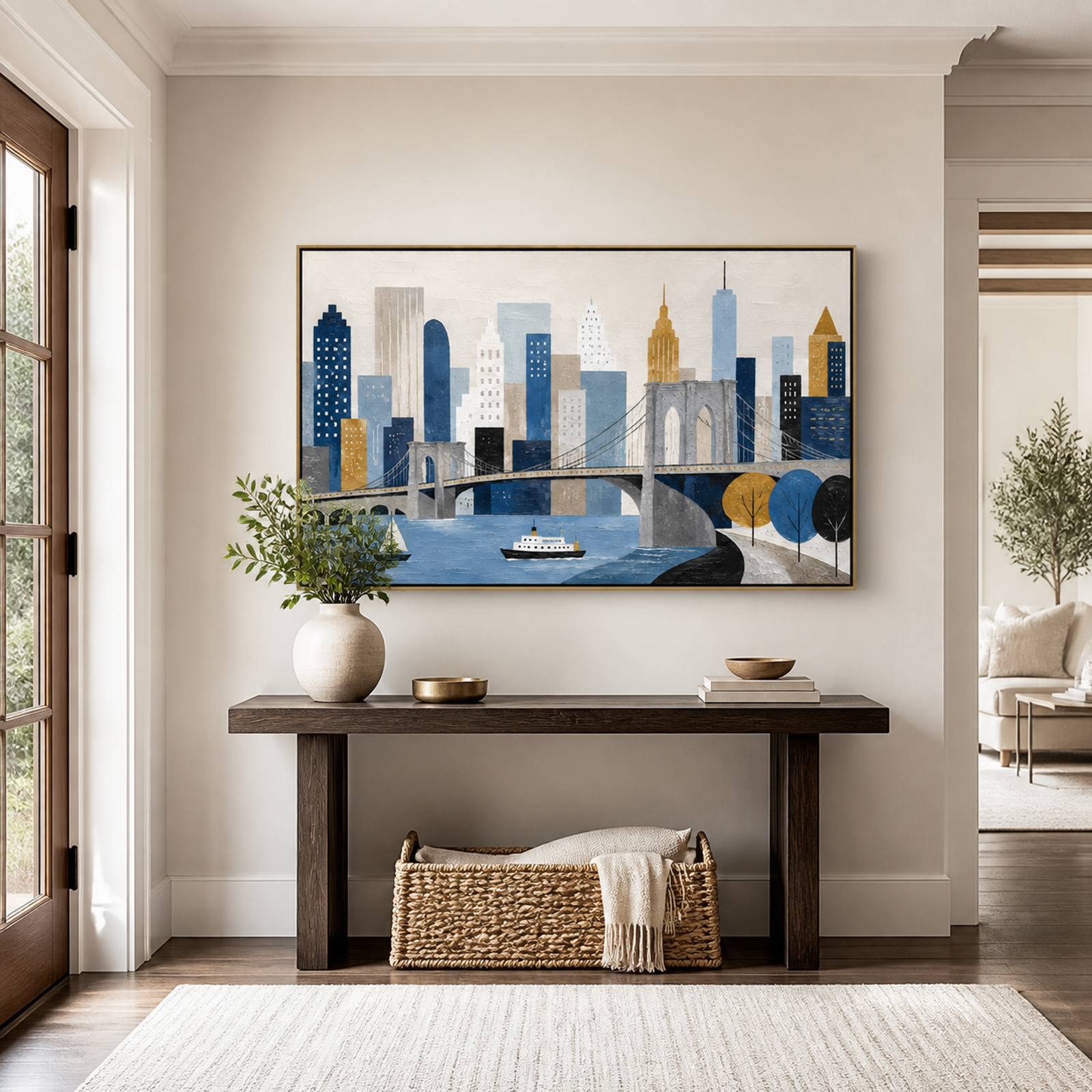 Brooklyn Skyline Harbor