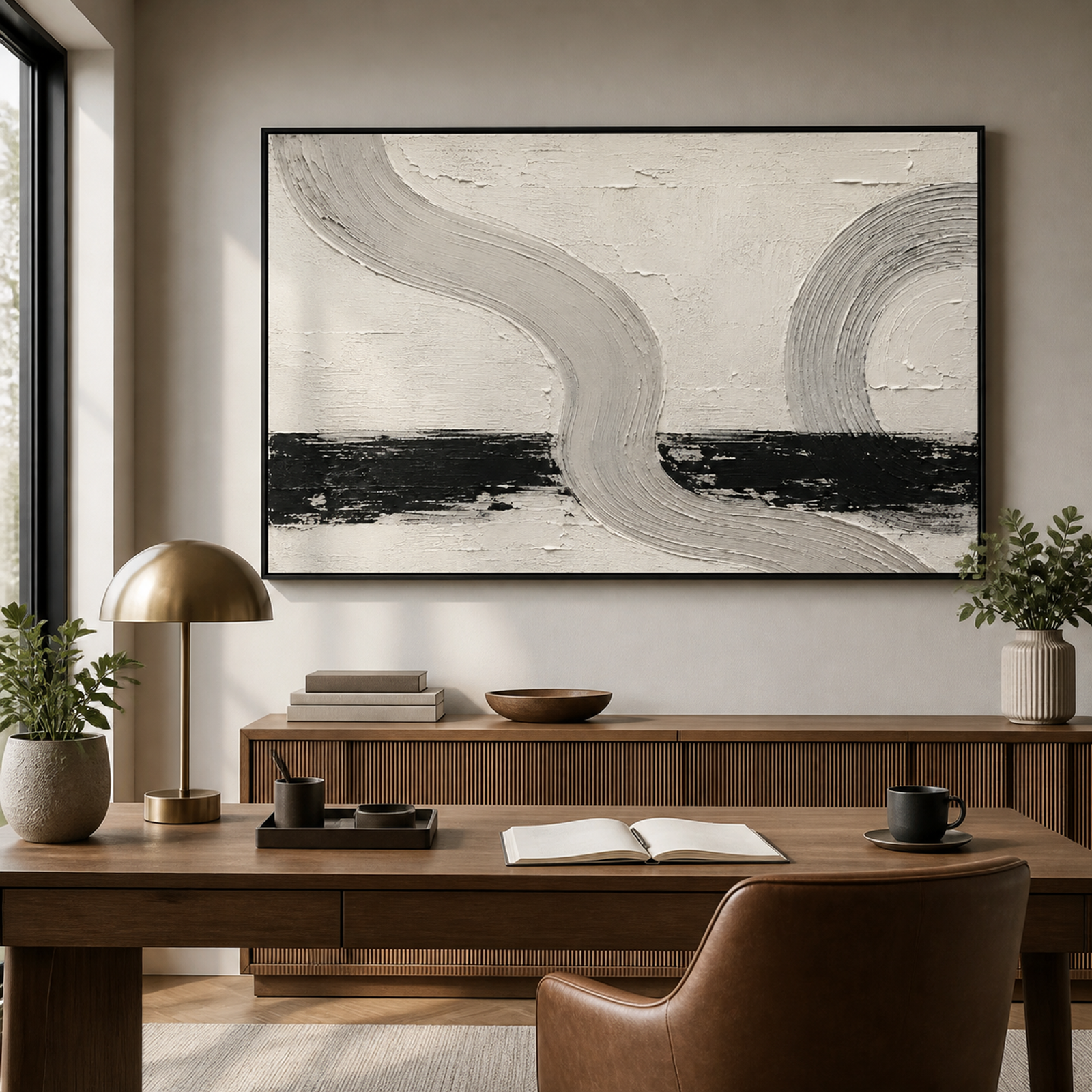 Textured Monochrome Flow