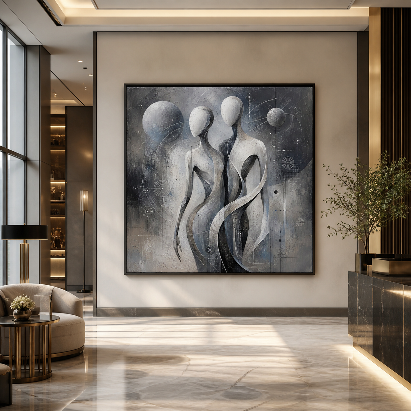 Ethereal Abstract Figures