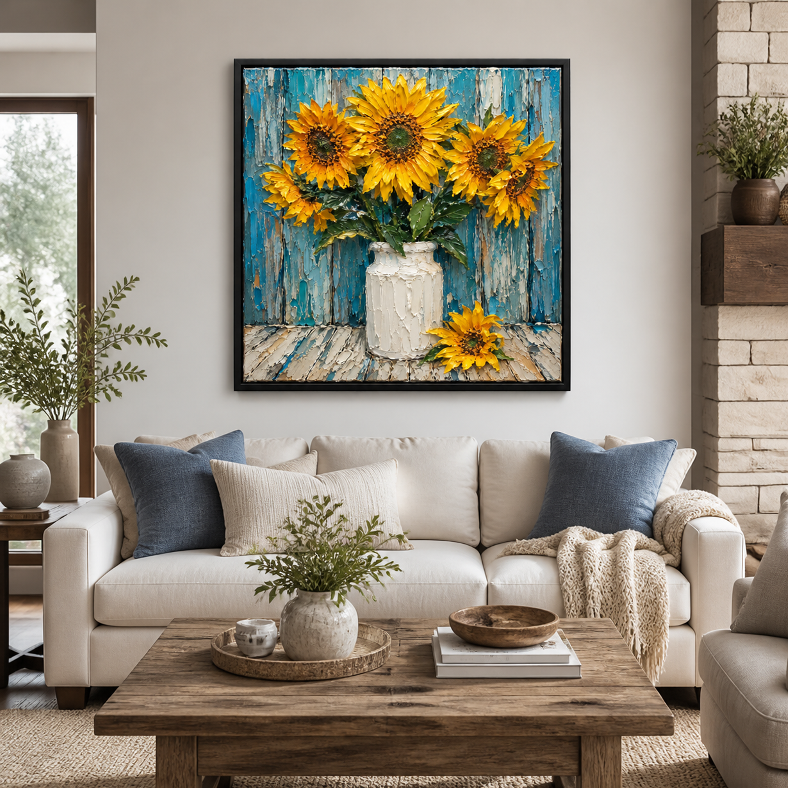 Sunflower Rustic Charm