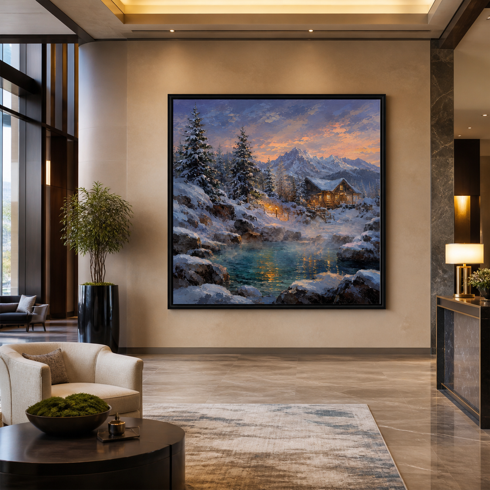 Cozy Alpine Winter Retreat