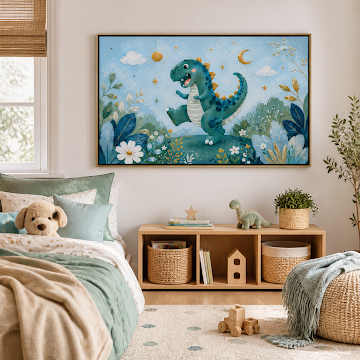 Whimsical Dinosaur Garden
