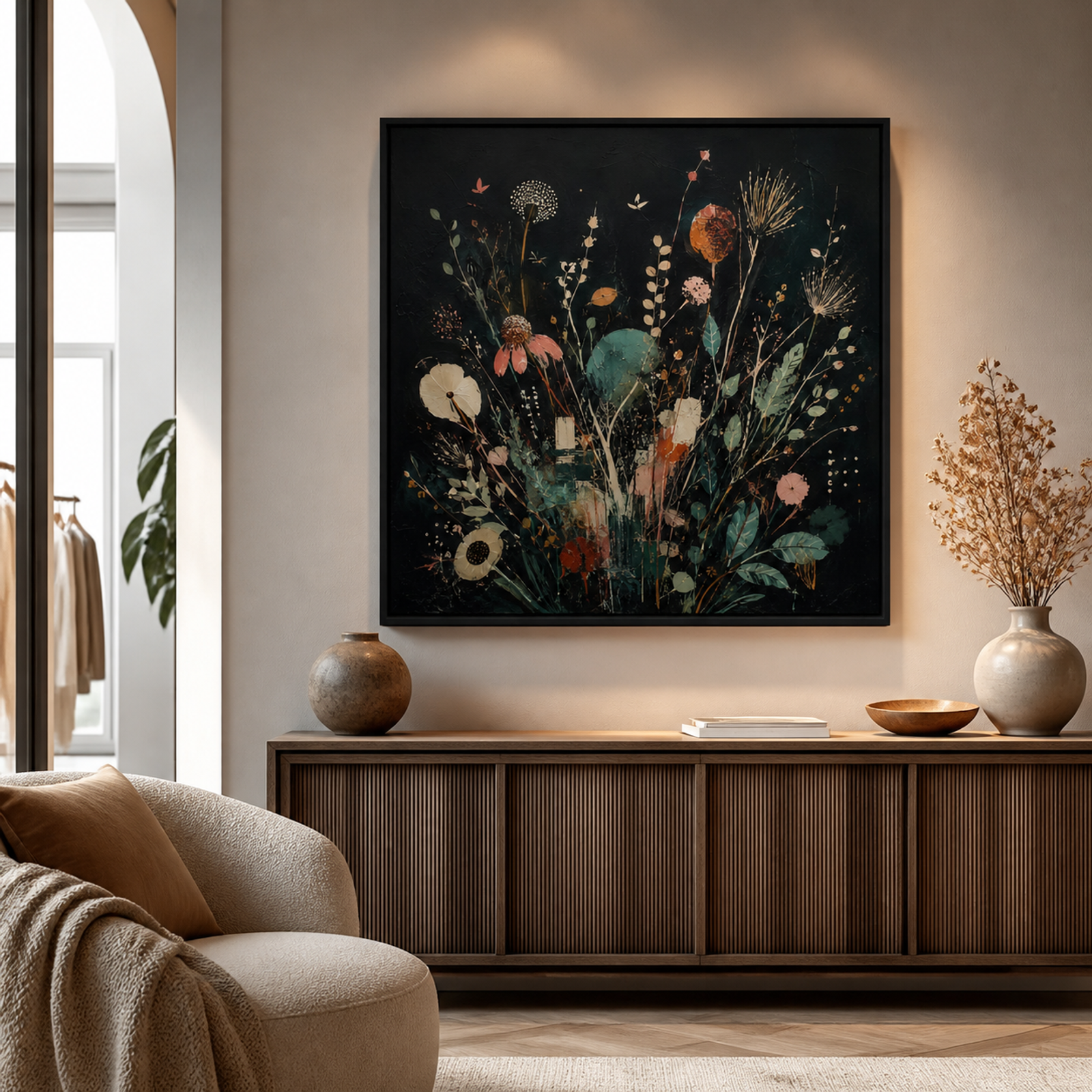 Midnight Wildflower Garden