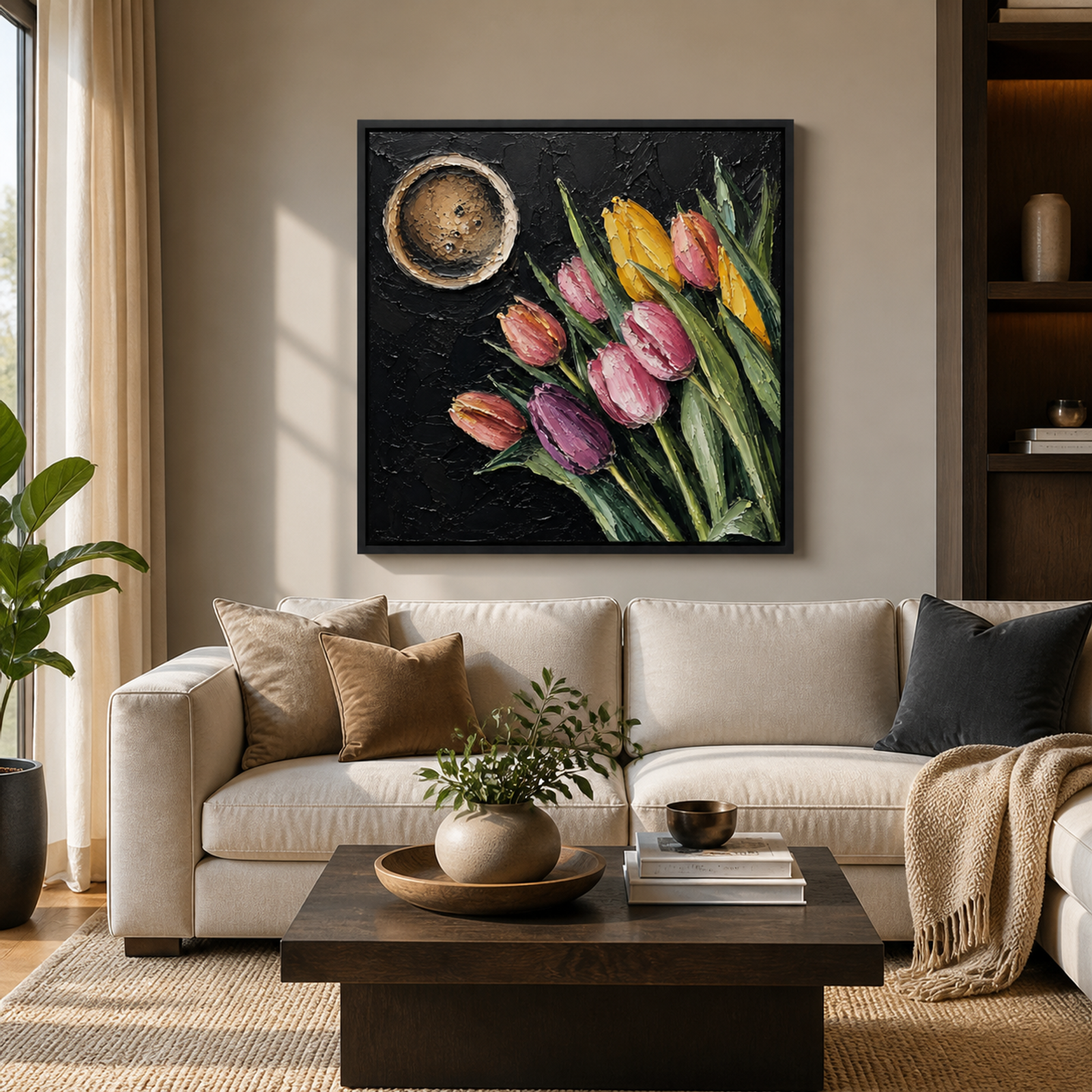 Textured Tulip Coffee Moment