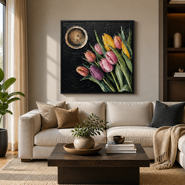 Textured Tulip Coffee Moment