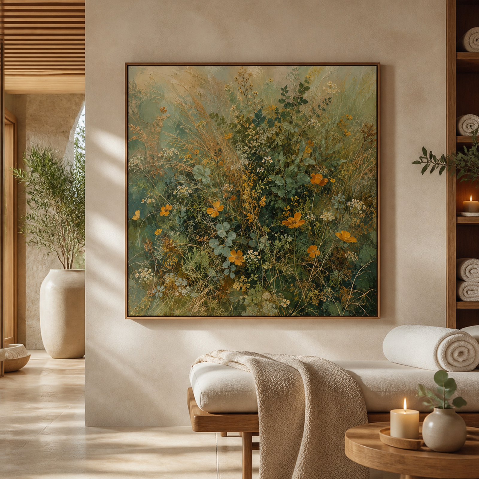 Golden Wildflower Meadow