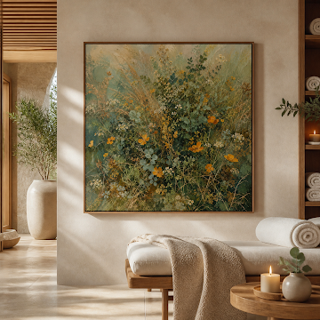 Golden Wildflower Meadow