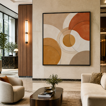 Warm Abstract Circles