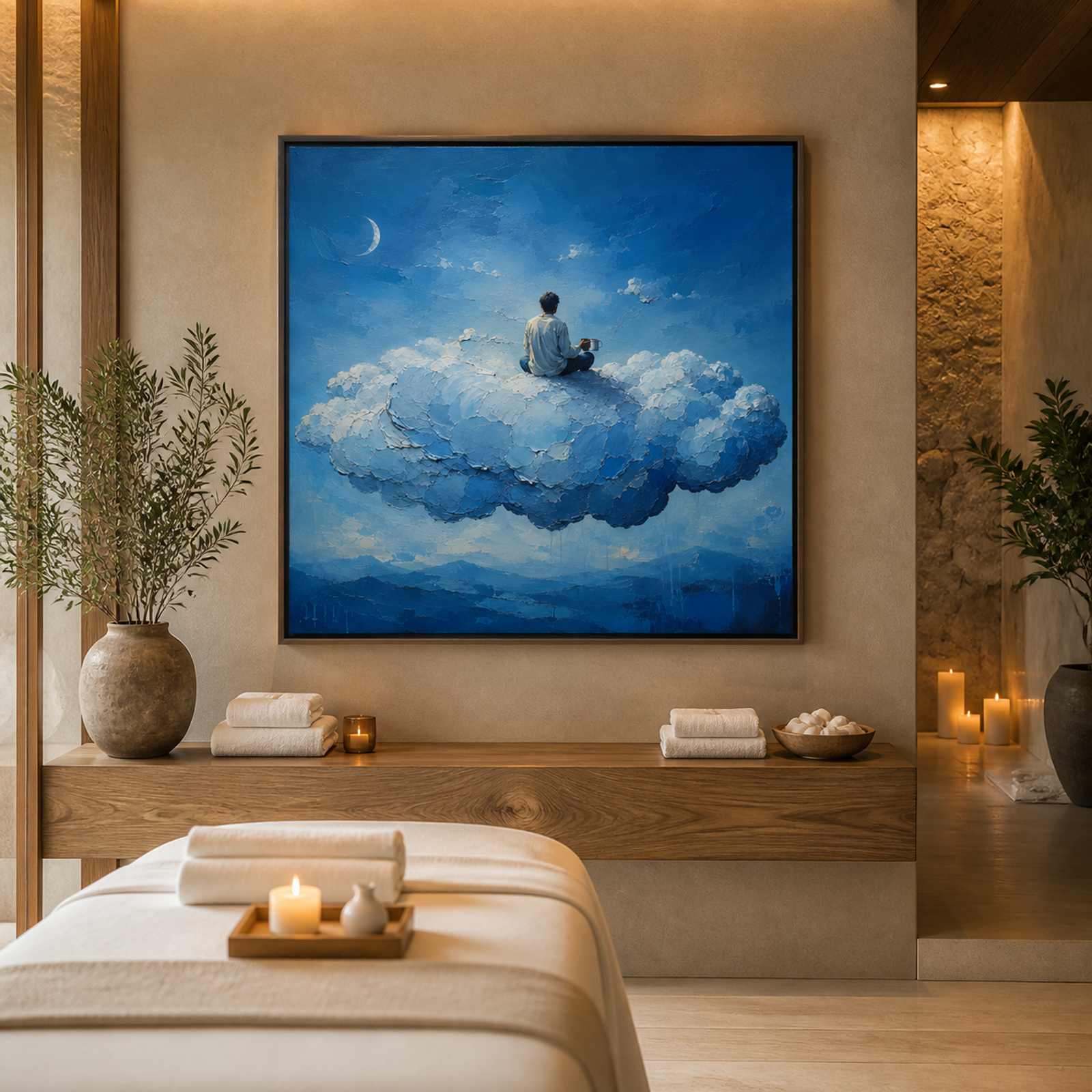 Dreamer On Blue Cloud
