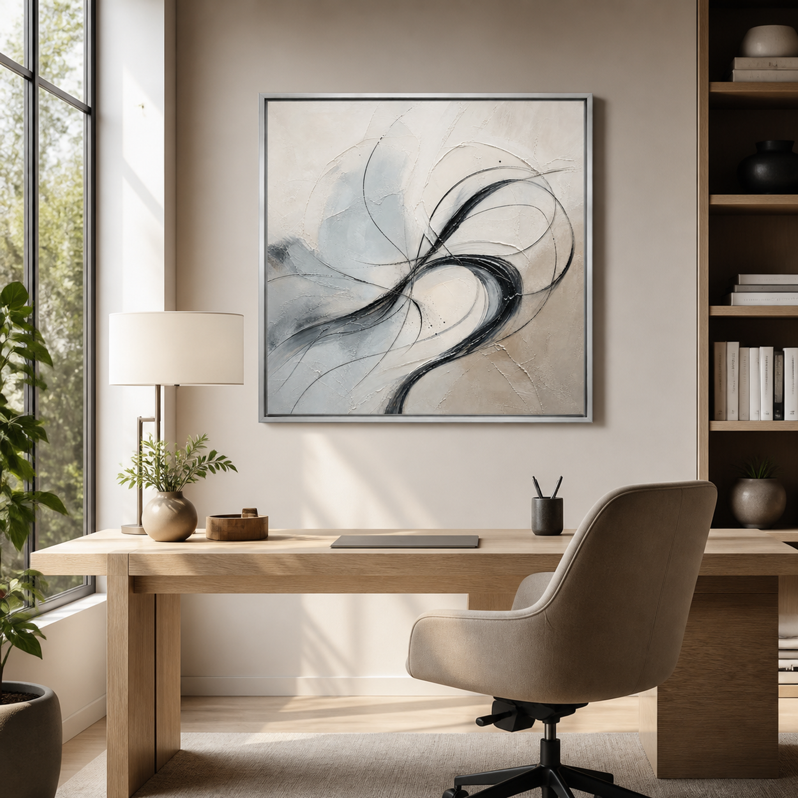 Serene Abstract Flow