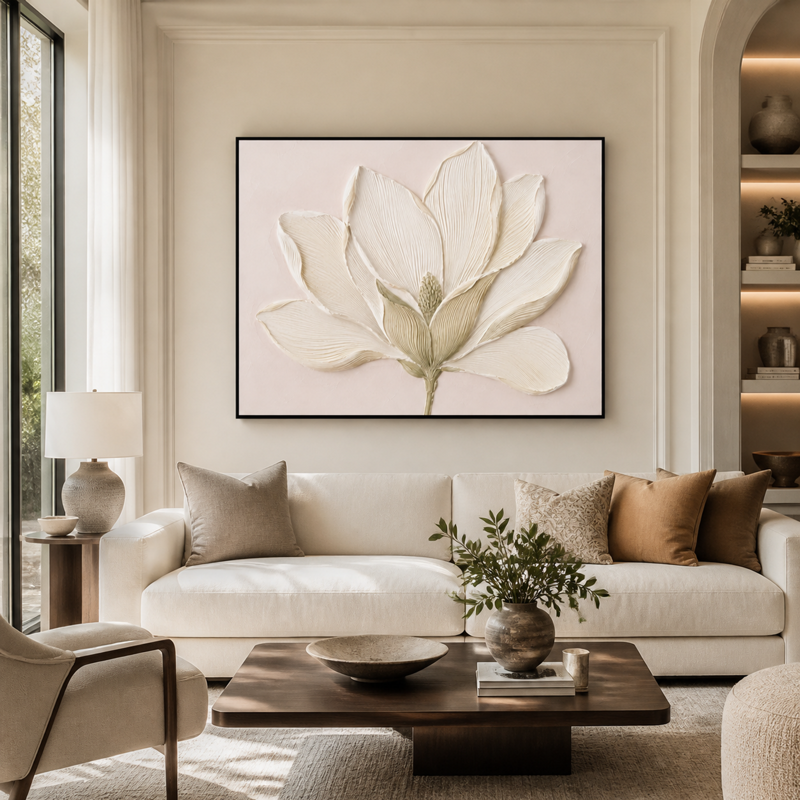 Serene Magnolia Relief